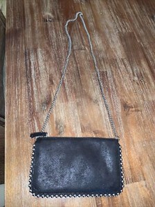 zara black sling bag