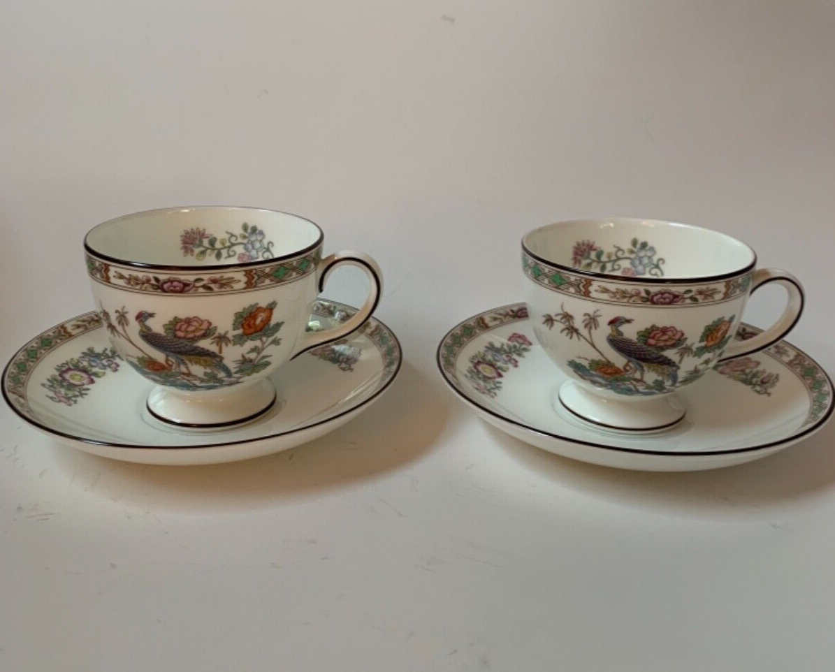 2カップ KUTANI CRANE 2 Sets Vintage Wedgwood Kutani Crane bone china cup and saucer | eBay