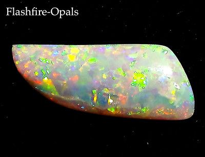 14,5 ct  GEM  Edel SemiKristall Opal Brilliant Gold/Orange/Grüne FLASHFIRE-OPALS