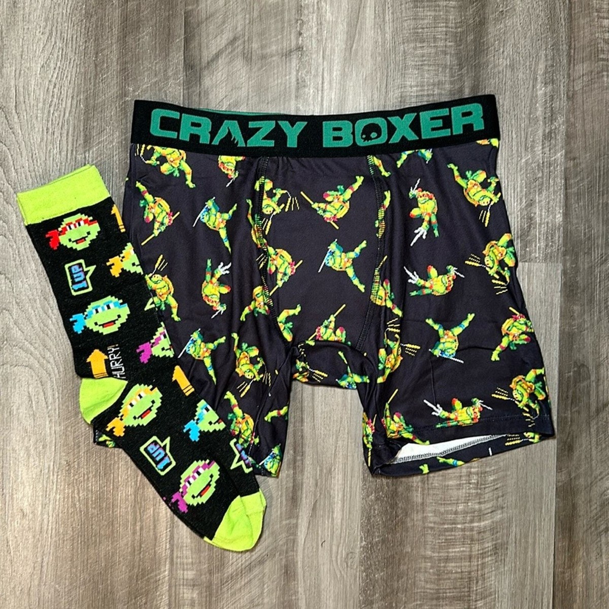 Teenage Mutant Ninja Turtles Boxer Brief and Sock Combo Set