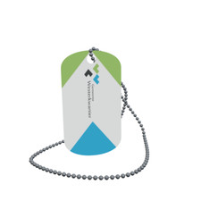 Dog Tag Flag Westerkwartier Netherlands Dog Tag Aluminium 30 x 50mm
