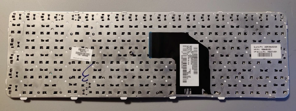 Laptop keyboard for HP G Series 700273-001 White - Image 2 of 3