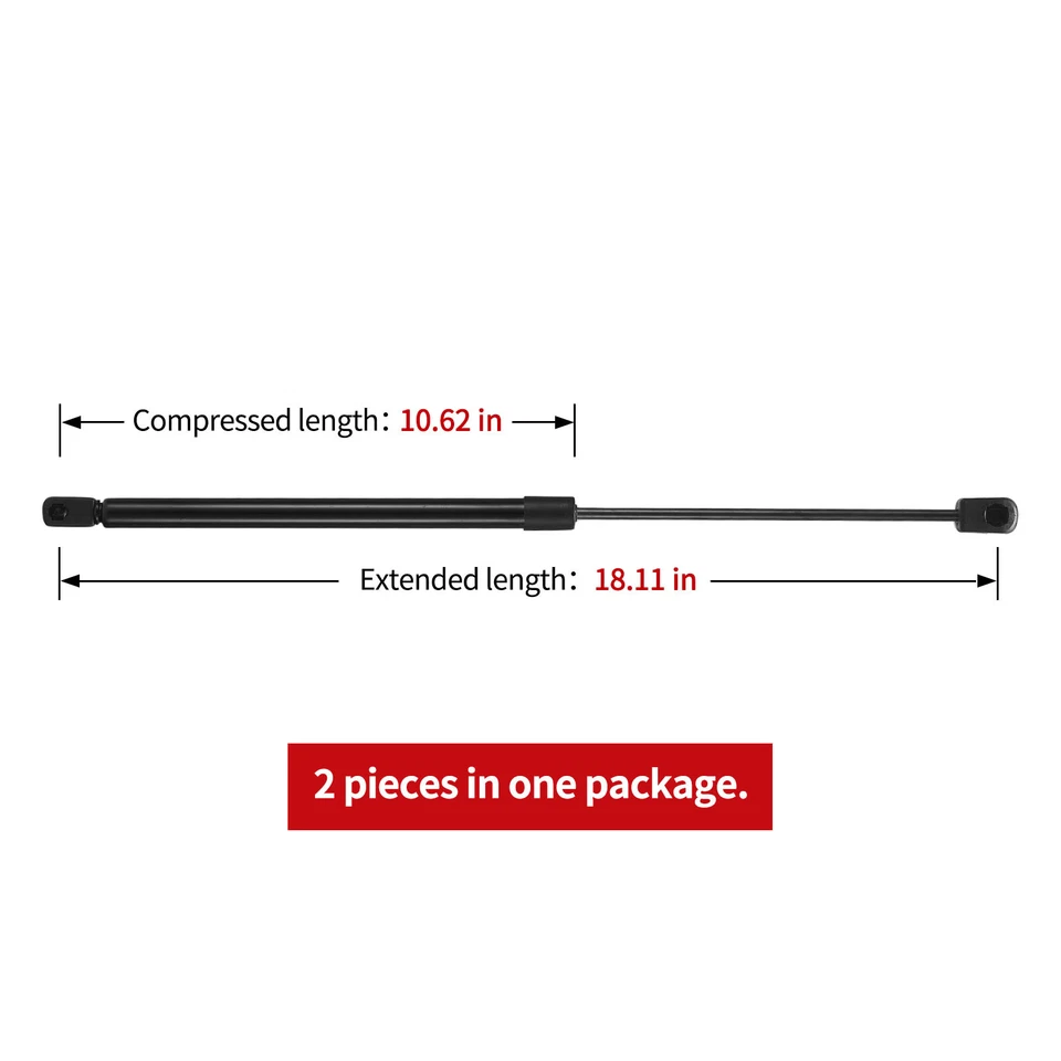 2x puntales de elevación de vidrio para ventana trasera para Chevy GMC Yukon Cadillac 1999-2006 Foto 2 de 4