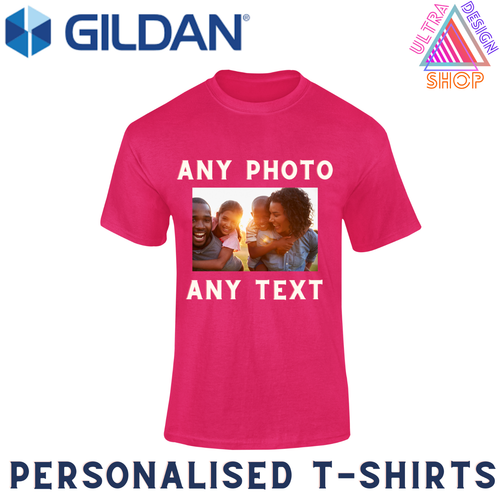 Personalised T Shirt Custom Photo Your 