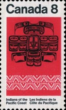 🍁Canada  #573    PACIFIC COAST INDIANS    Brand New 1974  Pristine Original Gum