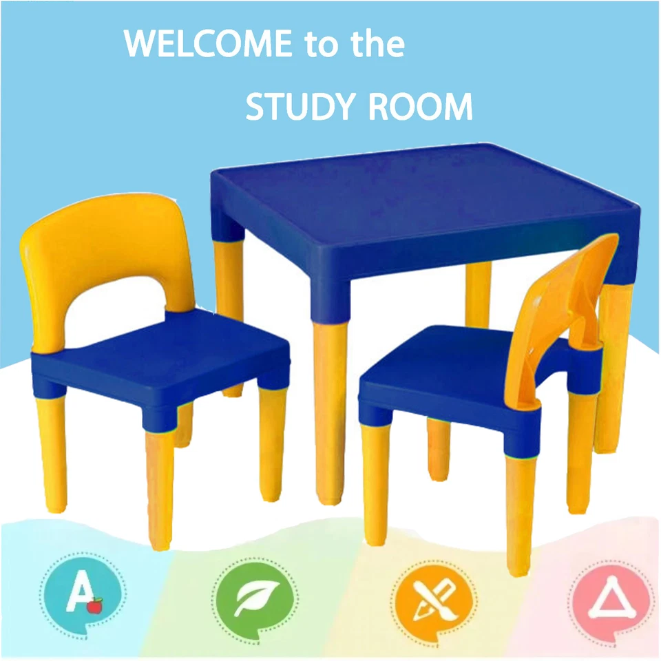 Kids study Set Premium Chairs and Table for children outdoor and indoor learning - Image 3 of 4