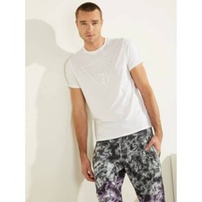 Guess Pure White Logo Tee, S