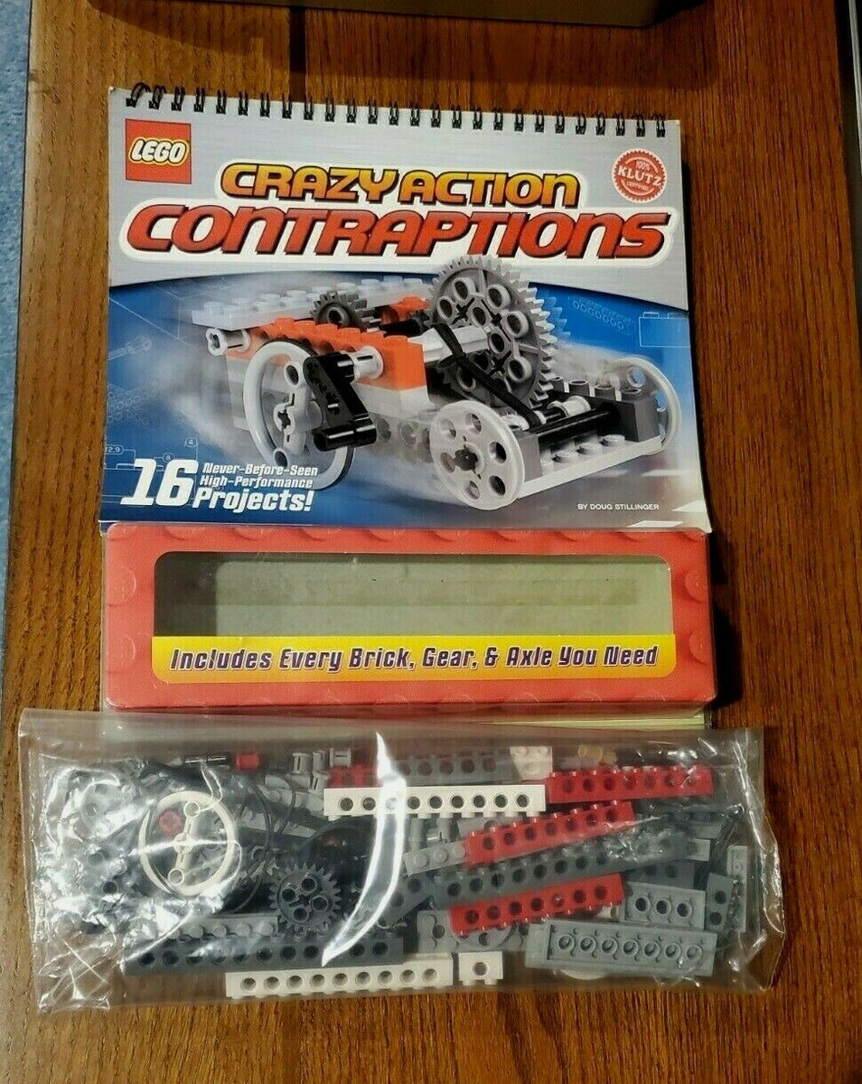 トイガン CONSTRICTOR LEGO Crazy Action Contraptions KLUTZ 16 Projects includes 49 Page