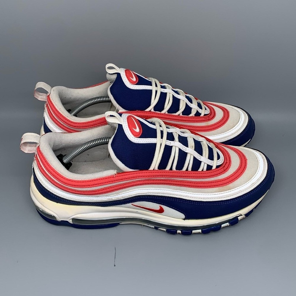 Nike Air Max 97 Men's Running Shoes White USA Sz 12 CW5584-100
