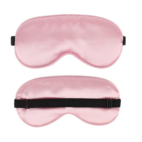 3pcs Travel Sleep Soft Silk Eye Mask, Padded Shade Cover Blindfold for Men Women - Picture 3 of 6