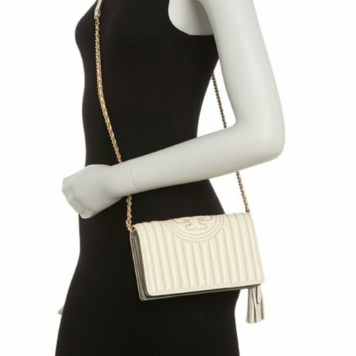 ๐ผ๐ฆ Tory Burch ๐ผ๐ฆ Borsa a tracolla da donna in pelle Fleming borsetta borsetta ๐ผ W5 - Foto 12 di 12