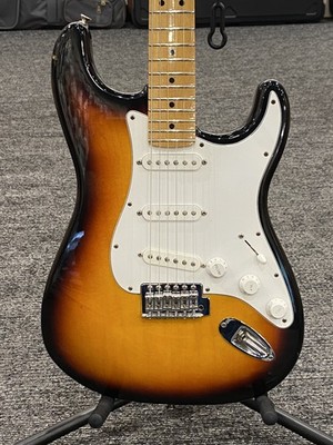 Very Good Fender Standard Stratocaster Electric Guitar, Maple Fingerboard, Sunbu