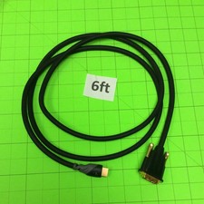 Monitor 6FT Gold Plated DVI to HDMI Cord