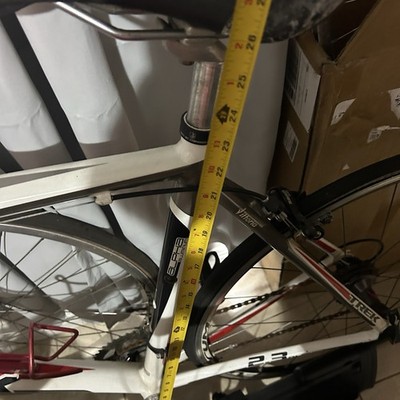 Trek 2.3 Alpha Road Bike White Red Black 700C Drop Bar Rim Brake