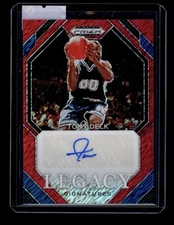 2024 Prizm Draft Picks Legacy Tony Delk Red Shimmer Autograph Auto /11