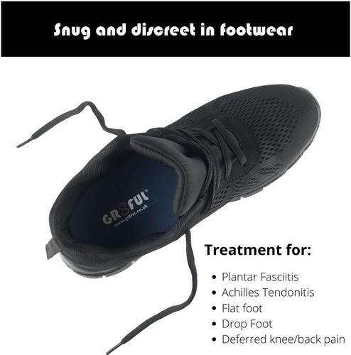 Gr8ful® Orthotic Insoles for Plantar Fasciitis/Achilles Tendonitis | 1 Pair - Picture 5 of 6
