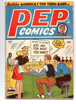 PEP COMICS #66 (1948) - GRADE 2.5 - ARCHIE PUBLICATIONS GOLDEN AGE ARCHIE