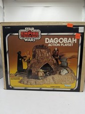1981 VINTAGE KENNER STAR WARS EMPIRE STRIKES BACK DAGOBAH PLAYSET W BOX & FOAM