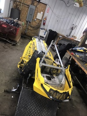 14 Ski-Doo MXZ XRS 800 E-Tec Snowmobile frame chassis 