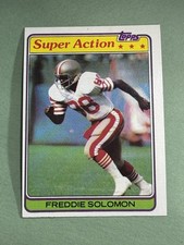 Freddie Solomon 1981 Topps San Francisco 49ers #512 FF71