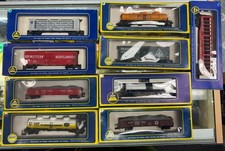 Vintage AHM Scale Train Collection Lot - 9 Cars in Original Boxes Rare Tank