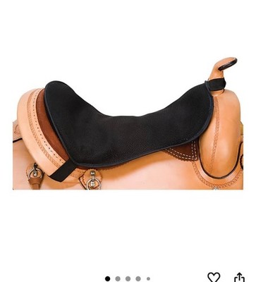 Weaver Equine Western Horse Saddle Pad, Mesh, Shock Absorbing Gel Saddle Pad Sea