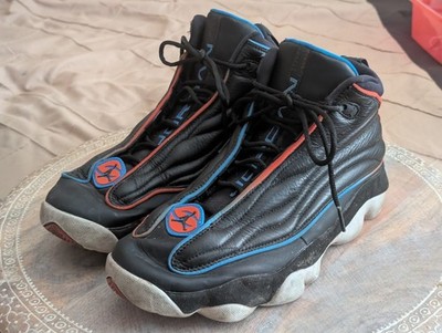 Nike Air Jordan Sz 9 Pro Strong Black Team Orange/Photo Blue 407285-008 P1