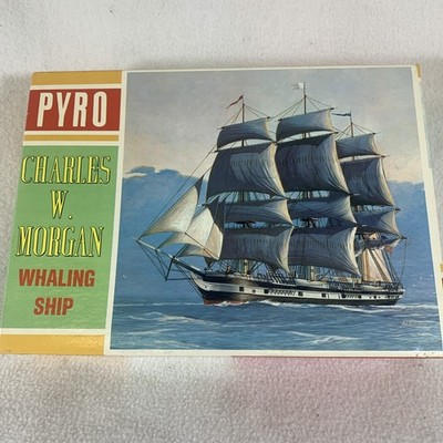 Vintage 1965 Pyro Charles W. Morgan Whaling Ship Plastic Model Kit C 249-100