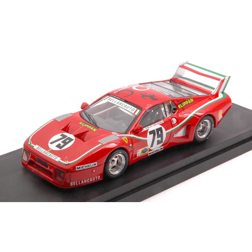 Ferrari 512 Bb N.79 Accident Le Mans 1980 DINI-VIOLATI-MICANGELI 1:43 Best Model-image
