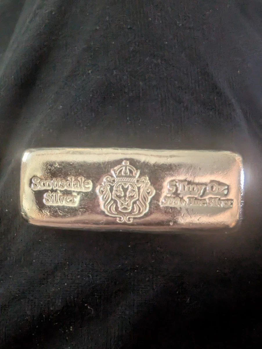 Scottsdale Mint 5 盎司贵重金属含量银条和银元| eBay