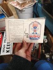 Approximately 200 Uncle Sam Radiator Cement Can Wraps