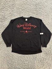 2025 Disney World Unisex Christmas Holiday Black Pullover Sweatshirt Plaid Small