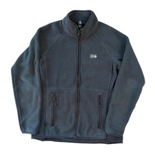 Mountain Hardwear Polartec Fleece Jacket Women Medium Black Full Zip Mock Neck