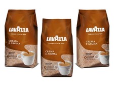Lavazza Crema e Aroma Coffee Beans 1kg Pack of 3 Premium Italian Roast Blend 16.66 per kilo
