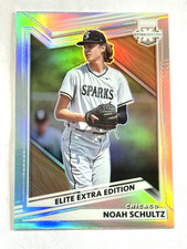 2022 Panini Elite Extra Edition Noah Schultz Silver Prizm RC #26 White Sox