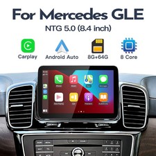 8.4" Android Auto Wireless CarPlay IPS Screen f&uuml;r Mercedes Benz GLE GLS W166 5.0
