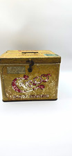 1920s Cinco Handy Humidor Cigar Tin EMPTY Londres Otto Eisenlohr & Bros. PA