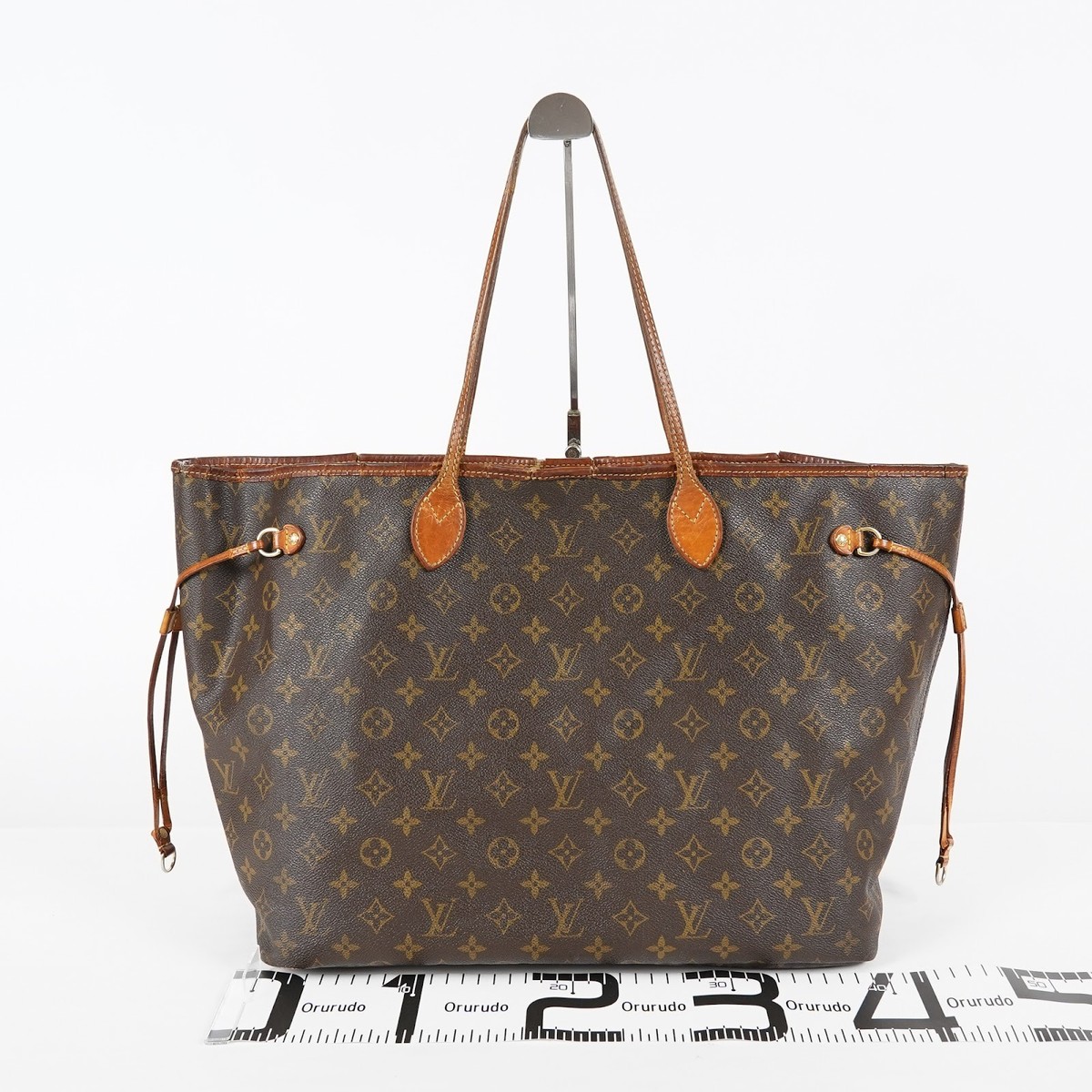 Louis Vuitton Neverfull GM M40157 Monogram Brown Canvas Tote Bag 08E274180010 View 6