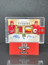 2020-21 Upper Deck The Cup Matthew Tkachuk Dougie Hamilton #HN2-HT Patch 04/19