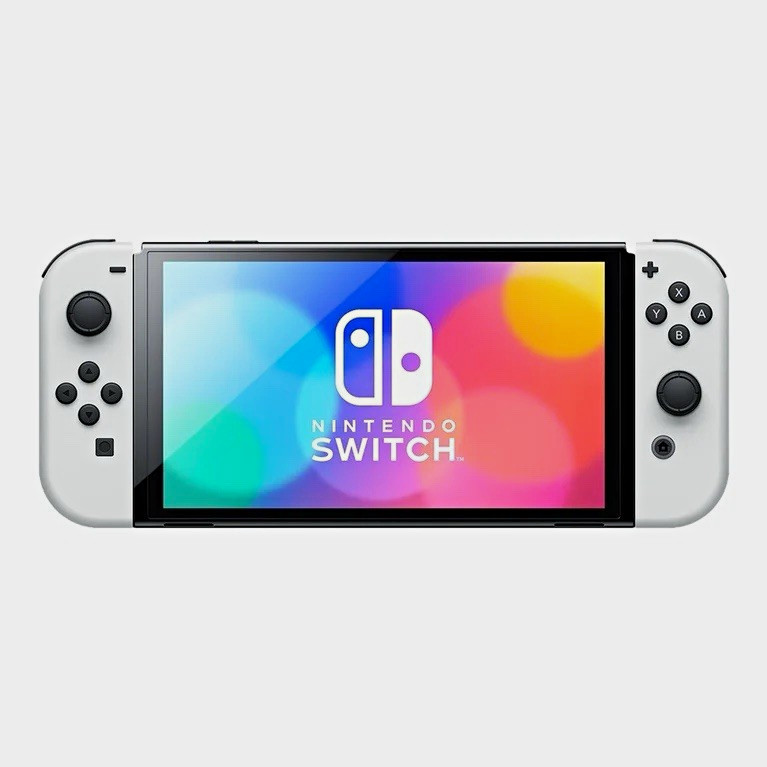 Nintendo Switch OLED Model 64GB Console Dockable White Joy-Con HDMI 720p
