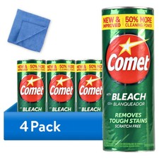 BUNDLE Comet Cleaner with Bleach Powder 21 oz, 4-Pack