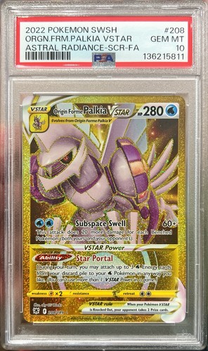 Origin Forme Palkia VSTAR graded PSA 10 for sale on eBay