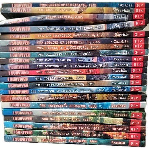 I Survived Series 21 Books Set by Lauren Tarshis Paperback - Very Good