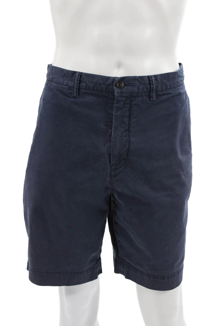 Polo Ralph Lauren Mens Chino Shorts Blue Cotton Stretch Size 38