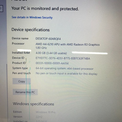 HP 17z-f200 17.3" Laptop AMD A4-6210 1.80GHz 4GB RAM 500GB HDD (Windows 10 Pro) - Photo 4/12