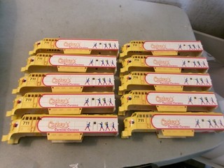 IHC 10PCS HO SCALE CORKY CARNIVAL CARAVAN FM LOCO SHELLS ALL COMPLETE EXCELLENT
