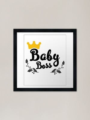 Baby Boss Gerahmter Kunstdruck Gerahmtes Wandbild Poster Leinwanddruck Bild