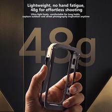 Aluminum Quick Release Camera Cage Frame for Insta360 X6 Anti-Fall Protection