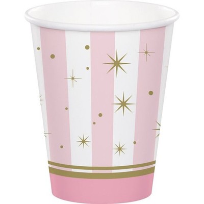 Twinkle Toes Ballerina 9oz Paper Hot/Cold Cups 8 Per Pack Ballerina Birthday