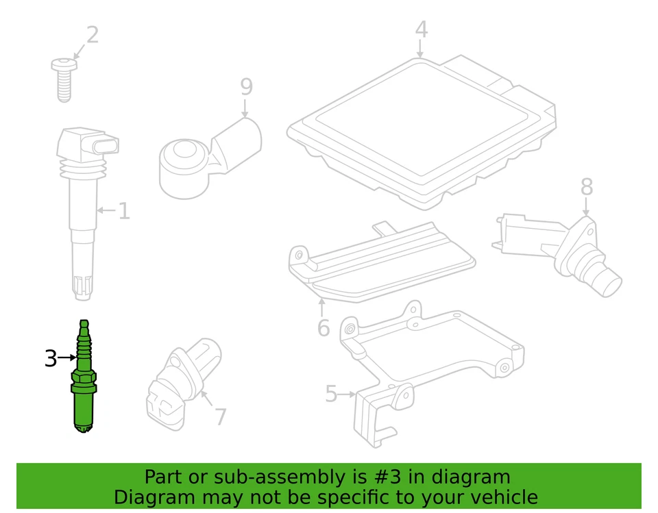 Свеча зажигания 6x BOSCH 0PB905612 для Porsche 911 718 Boxster 718 Cayman - Изображение 2 из 2